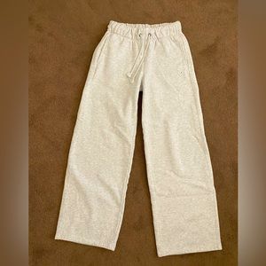 Champion high waisted flared gray sweatpants, size small